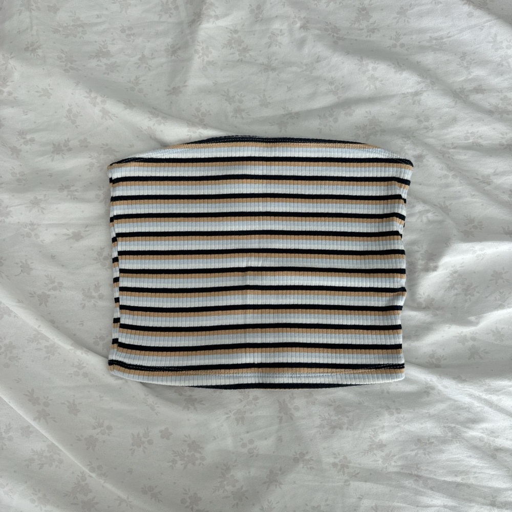 Hollister Multicolor Striped Tube Top